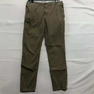 American Eagle Next Level Flex Slim Chino Light Brown Pants 32x32 Cotton Blend